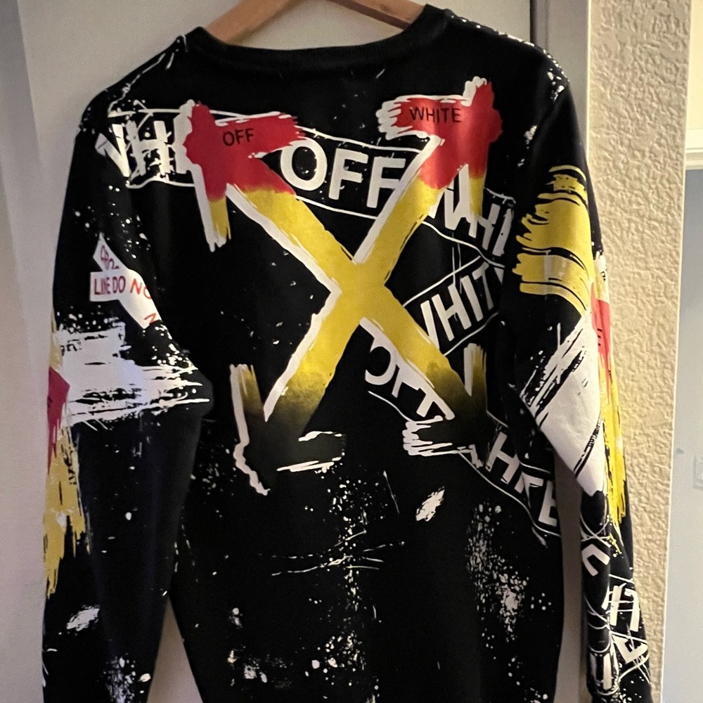 OFF-WHITE Crewneck Do Not Cross